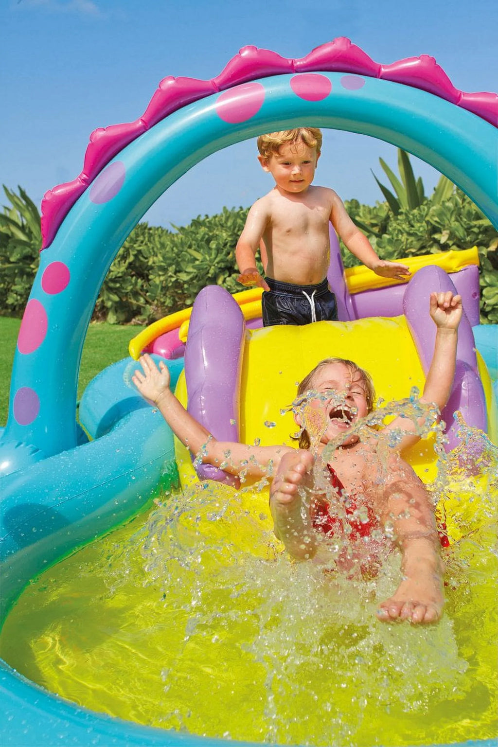 Dinoland Play Center Kiddie Swimming Pool with air pump H634183