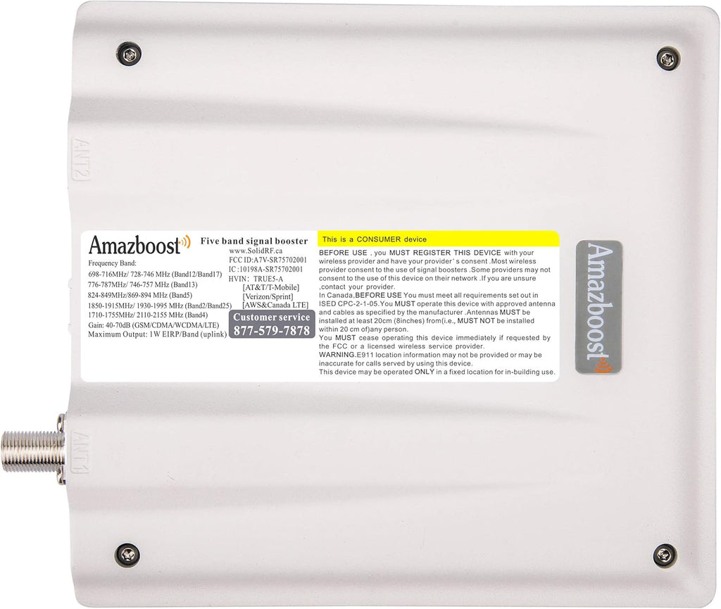 Cell Phone Signal Booster Up to 8,000 sq ft, 5G 4G 3G-Compatible Q645864