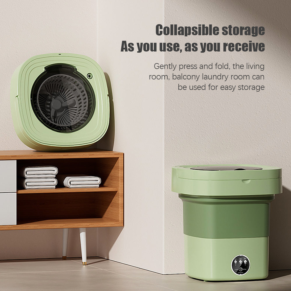 Portable Washing Machine with UV Sterilization Foldable Dryer with Drain Hose P744
