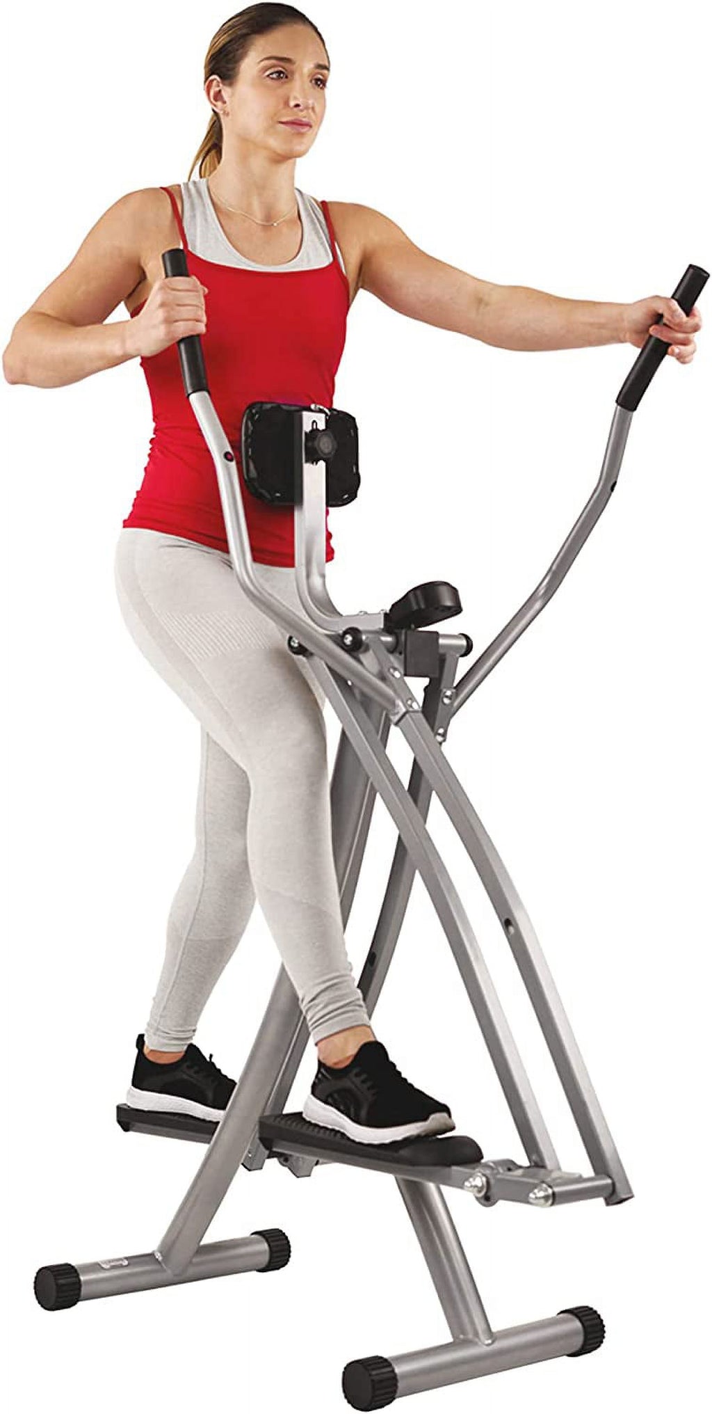 Elliptical Machine Glider with LCD Monitor, 220 LB Max Weight, 30 Inch Stride D38820