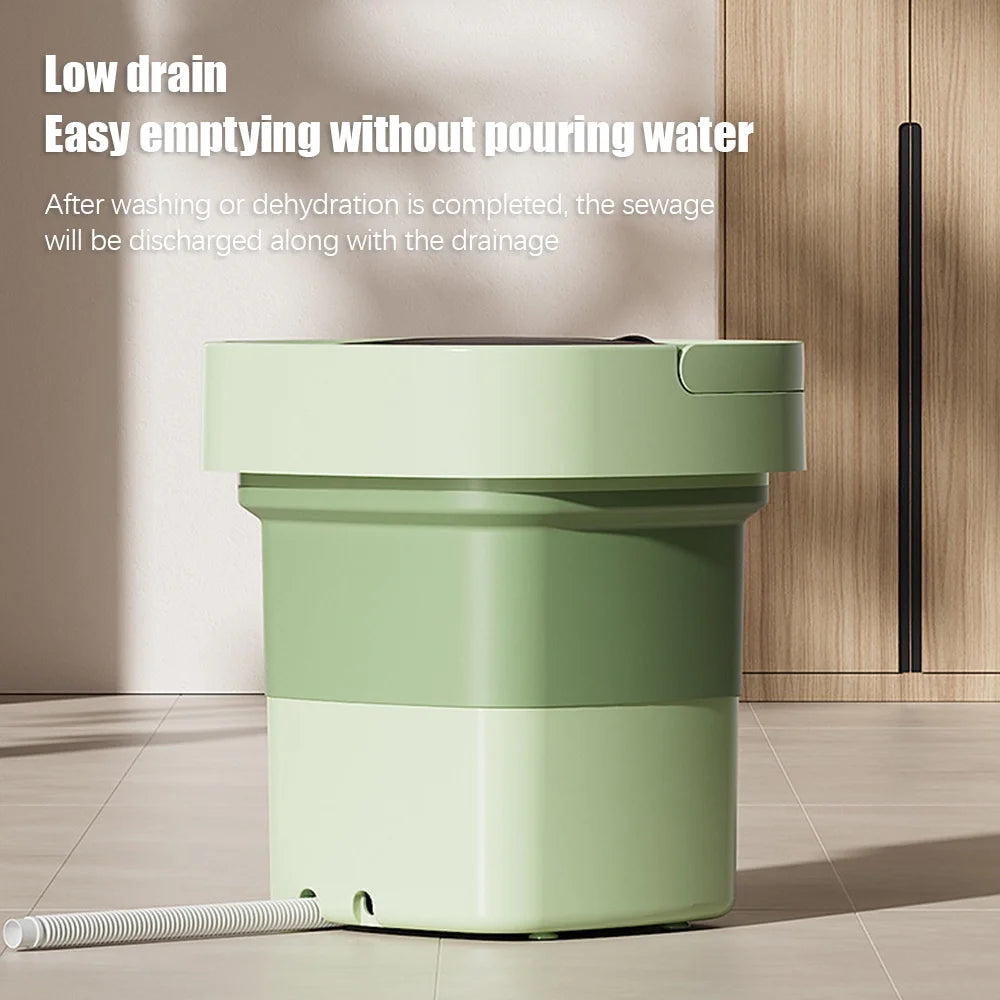 Portable Washing Machine with UV Sterilization Foldable Dryer with Drain Hose P744