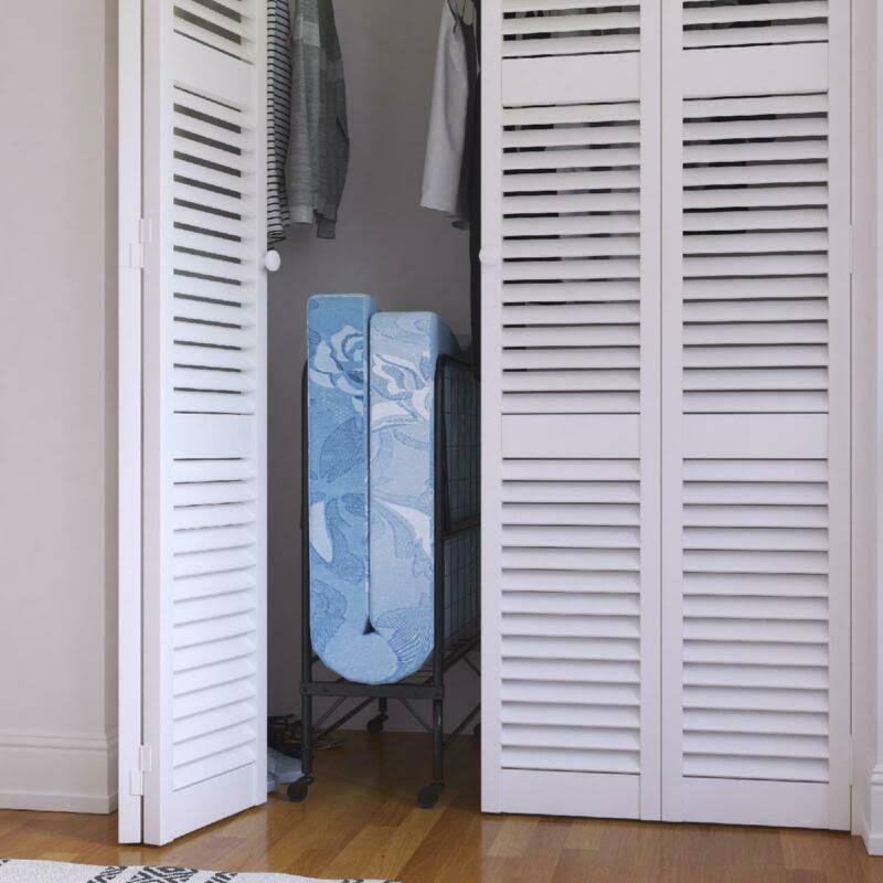 Folding Bed Cot with Foam Mattress D72442
