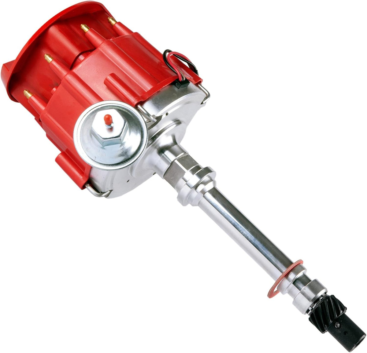 High Performance Racing HEI Distributor Compatible with Chevy GM SBC BBC Small Block Big Block V8 65k Coil 7500RPM Pack of 2 N2687