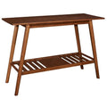Wood Console Table in Brown W856