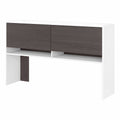 White Storm Gray Desk Hutch U448