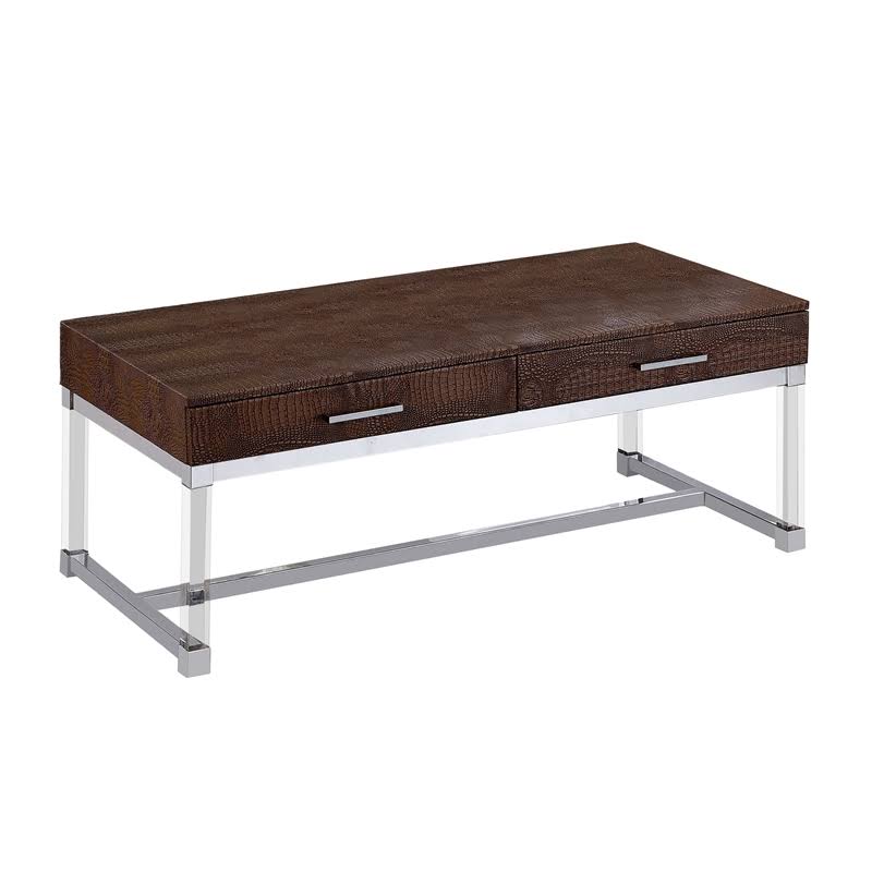 Brown Contemporary Coffee Table B28397