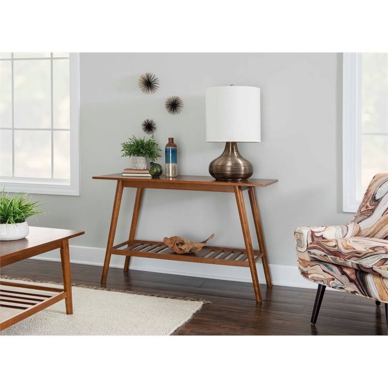 Wood Console Table in Brown W856
