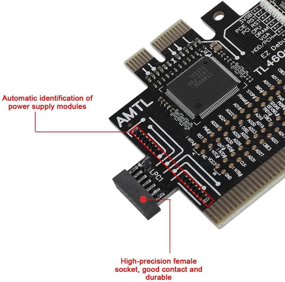 PCIE 4.0 Motherboard Diagnostic Card Pack of 2 P310