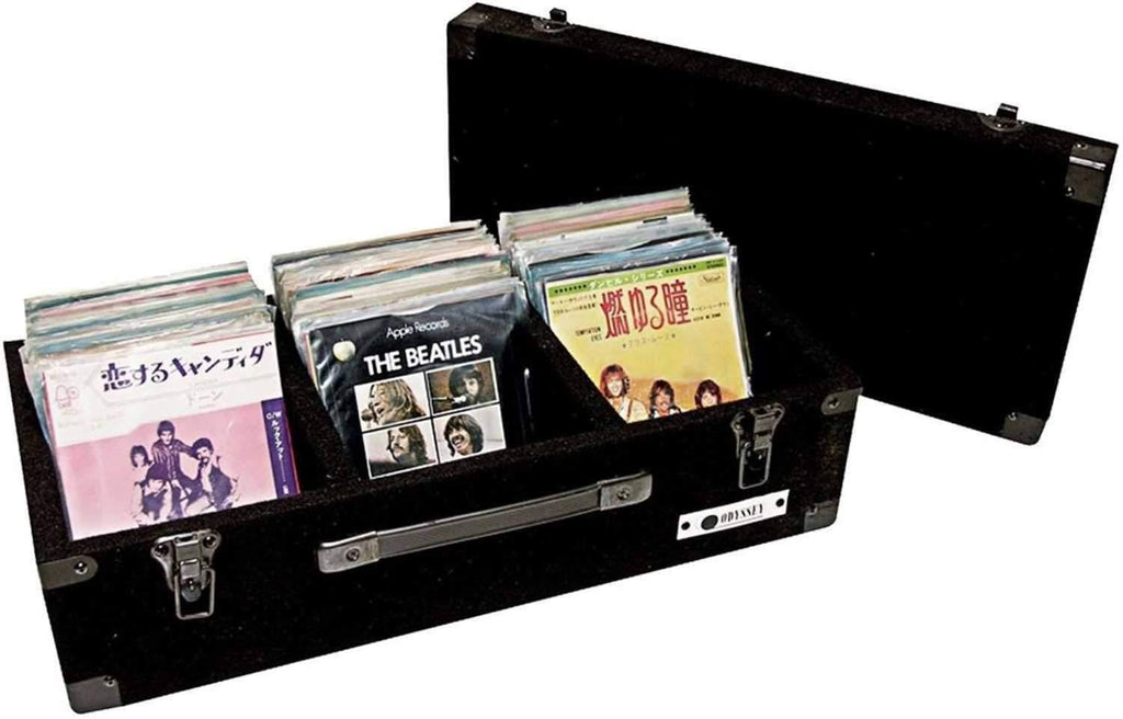 3-Row Carpeted Storage DJ Case for 45 RPM Vinyl Records L391342