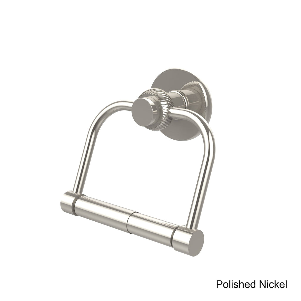 Polished Nickel 2 Post Toilet Tissue Holder B165