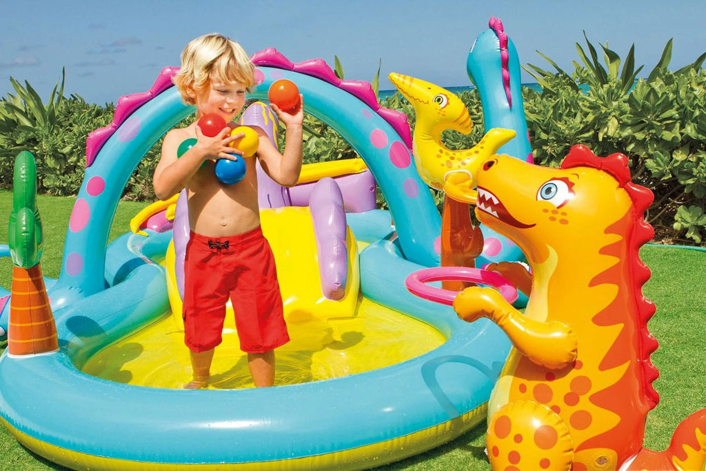 Dinoland Play Center Kiddie Swimming Pool with air pump H634183