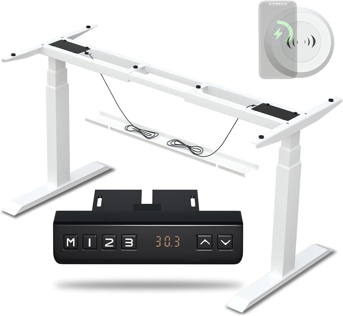 Electric Stand up Desk Frame with Memory Controller Q7983
