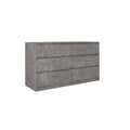 Concrete 6-Drawer Chest of Drawers D885