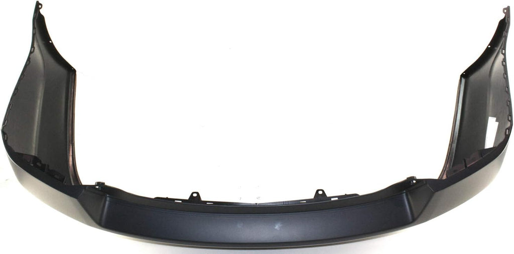 Rear Bumper Cover Primed with Single Exhaust Hole 4 Cyl Sedan M842