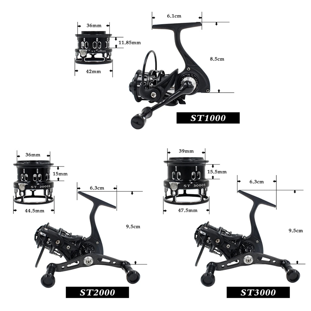 Spinning Fishing Reels with Carbon Fiber Wheel T748690