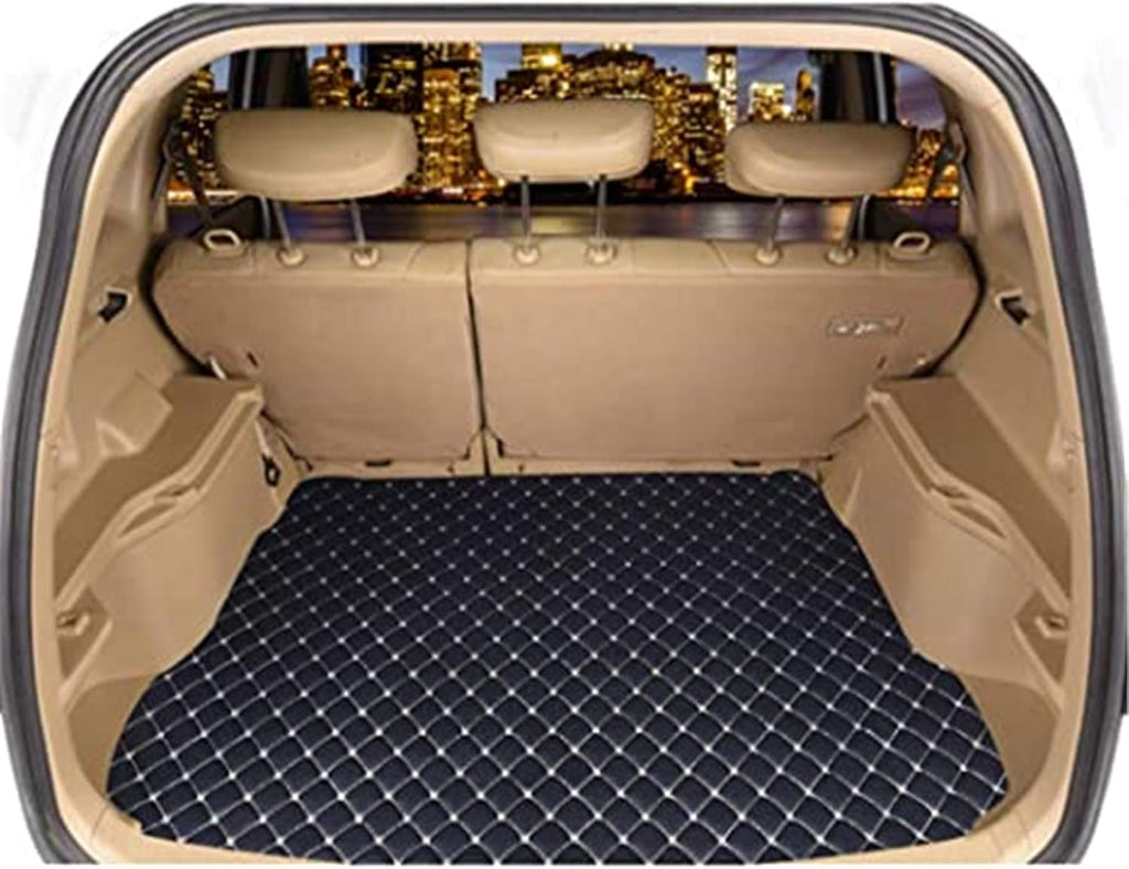 Purple Leather Full Car Floor Mats with Cargo Mat T726528