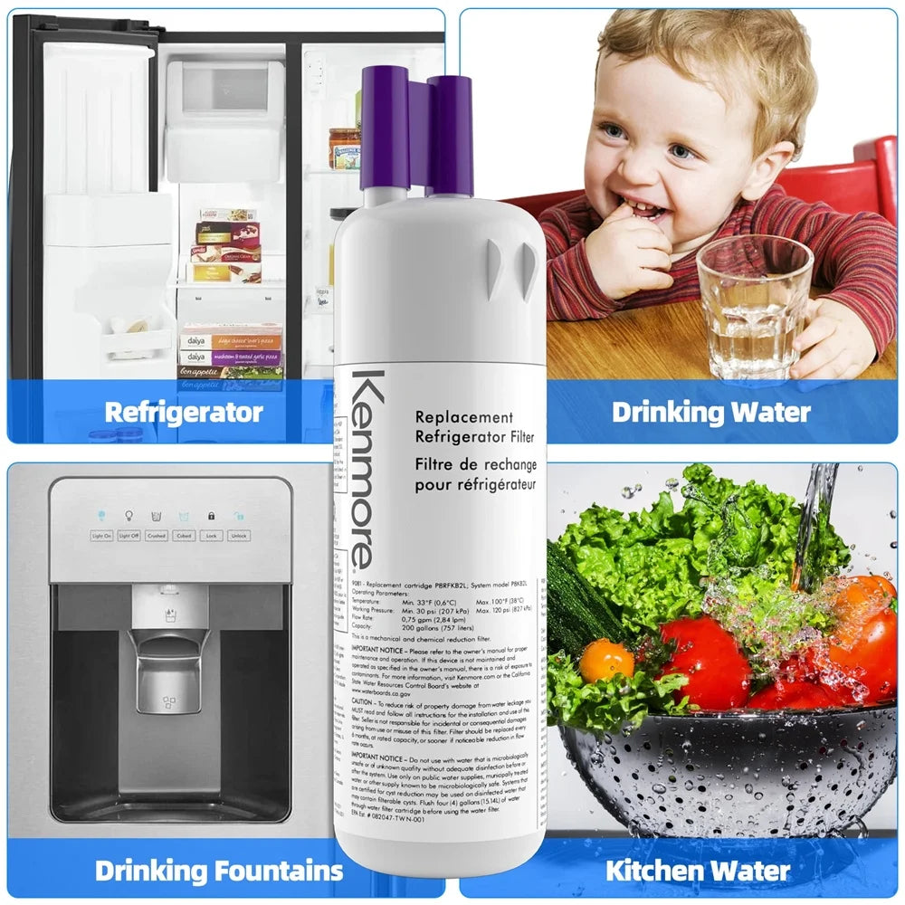 3 Pack Refrigerator Water Filter J46253