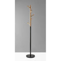 Gold Freestanding Coat Rack H424