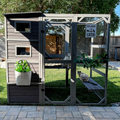 70''H 4 Tiers Outdoor Cat Cage B642296