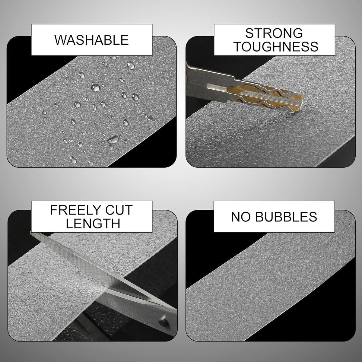 Clear Door Edge Guard Film 7cm x 5 Meter Pack of 2 O85507
