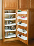 White 5 Shelf Pantry Lazy Susan G307