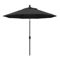 Black Aluminum Push Tilt Patio Umbrella N1957