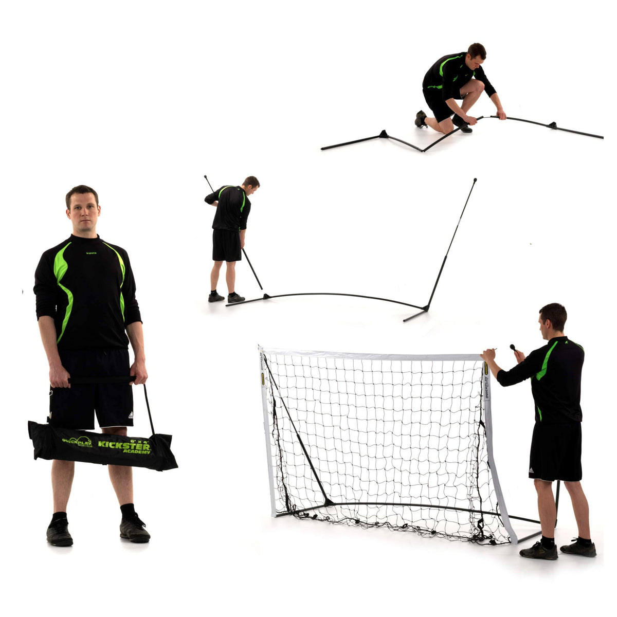 Black Ultra Portable Soccer Goal W584849