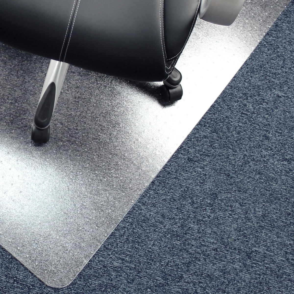Chair Mat 48x22 x 60x22 for Plush Pile Carpets X1844