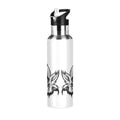 Stainless Steel Insulated Thermos Vacuum Flask Water Bottle with Straw Lid S777665