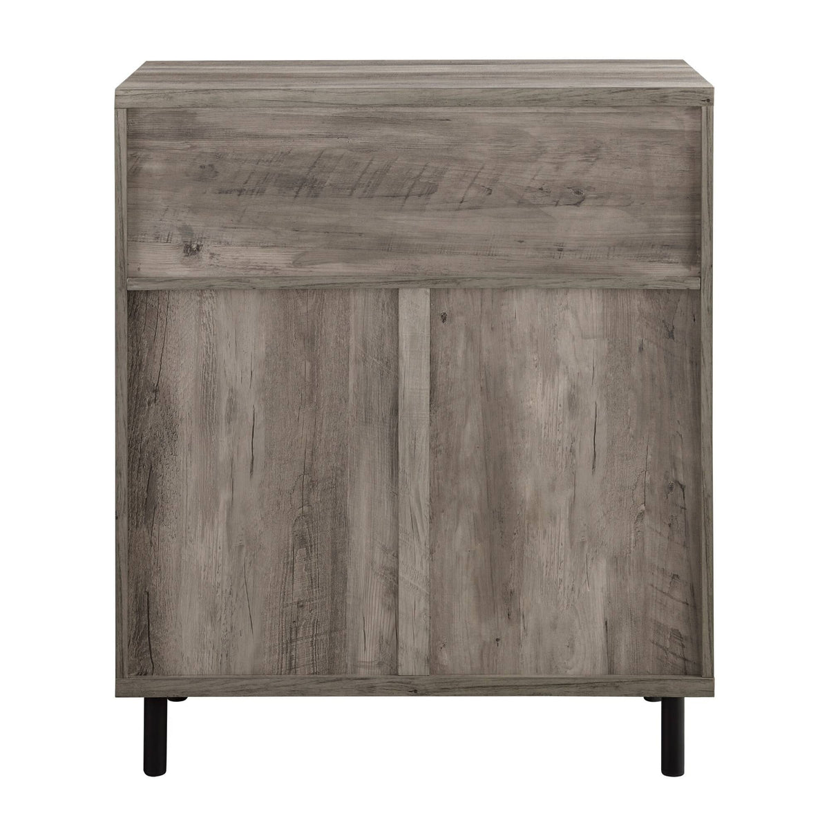 Grey Wash 2-Door Accent Cabinet X502