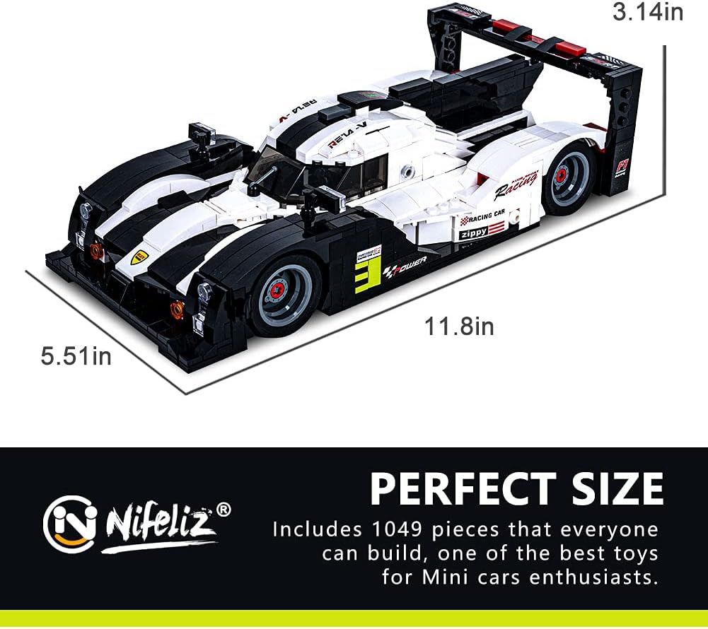 1:14 Scale Sports Car Building Blocks Model (1049Pcs) Pack of 2 C9821