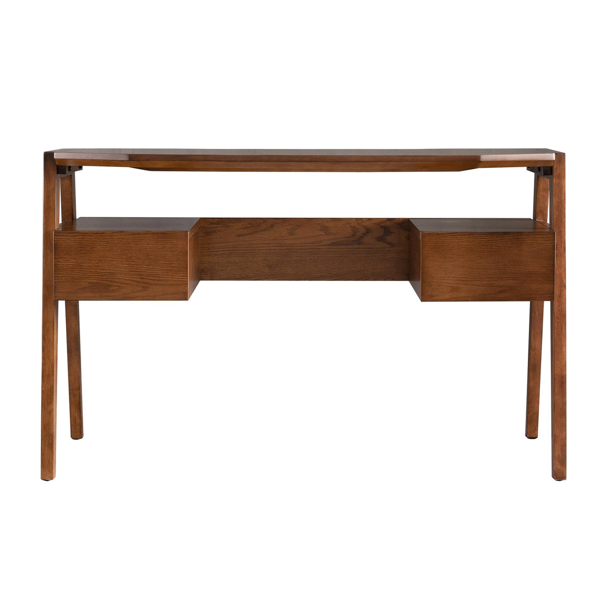 White Writing Desk with Storage K747