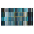 Blue Contemporary Abstract Wood Wall Decor O50822