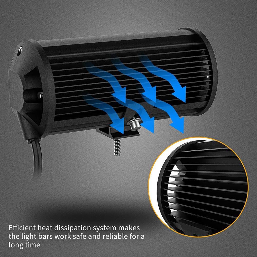 6Pcs Pack of 2 240W 24000lm LED Light Bar F8245
