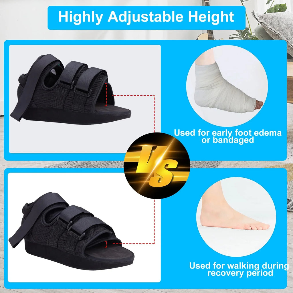 Post Op Medical Walking Shoe with Adjustable Strap G392