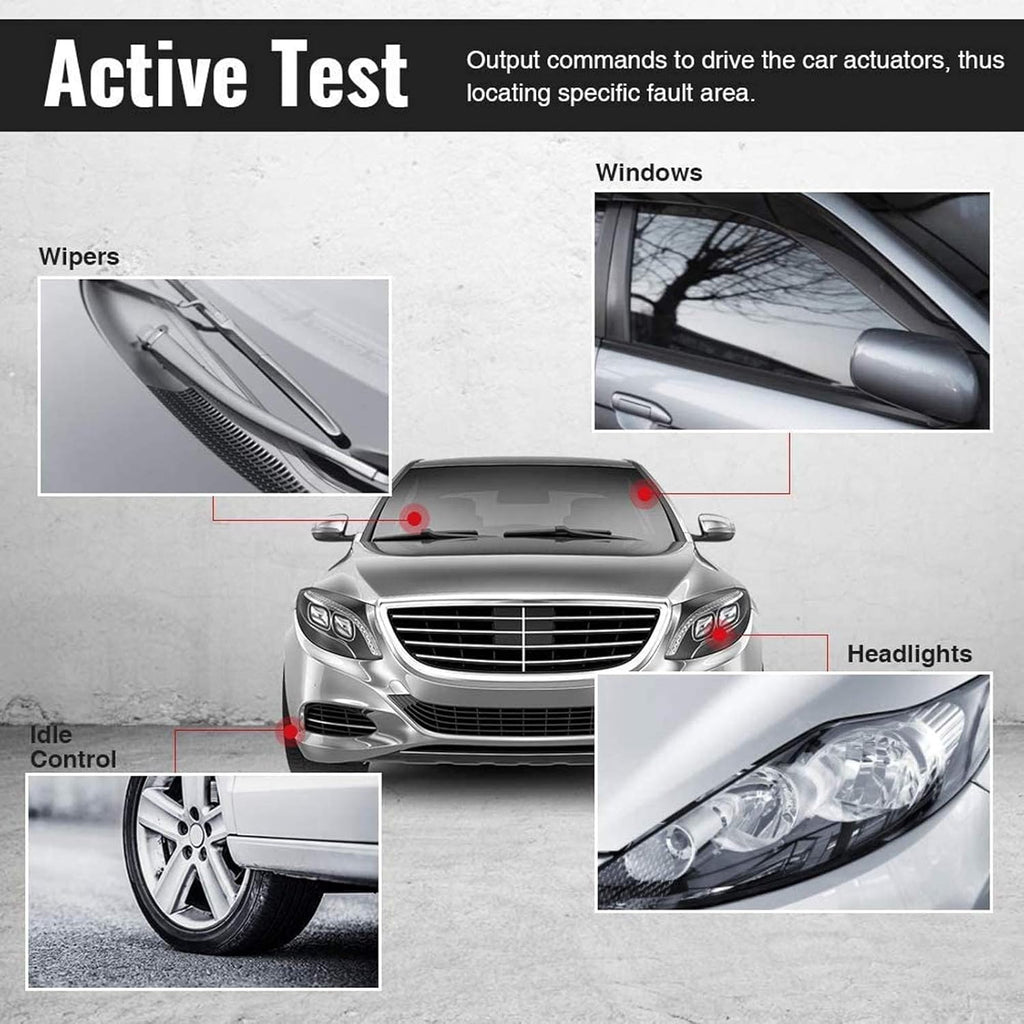 Automotive Diagnostic Scanner with Bi-Directional Control Y280