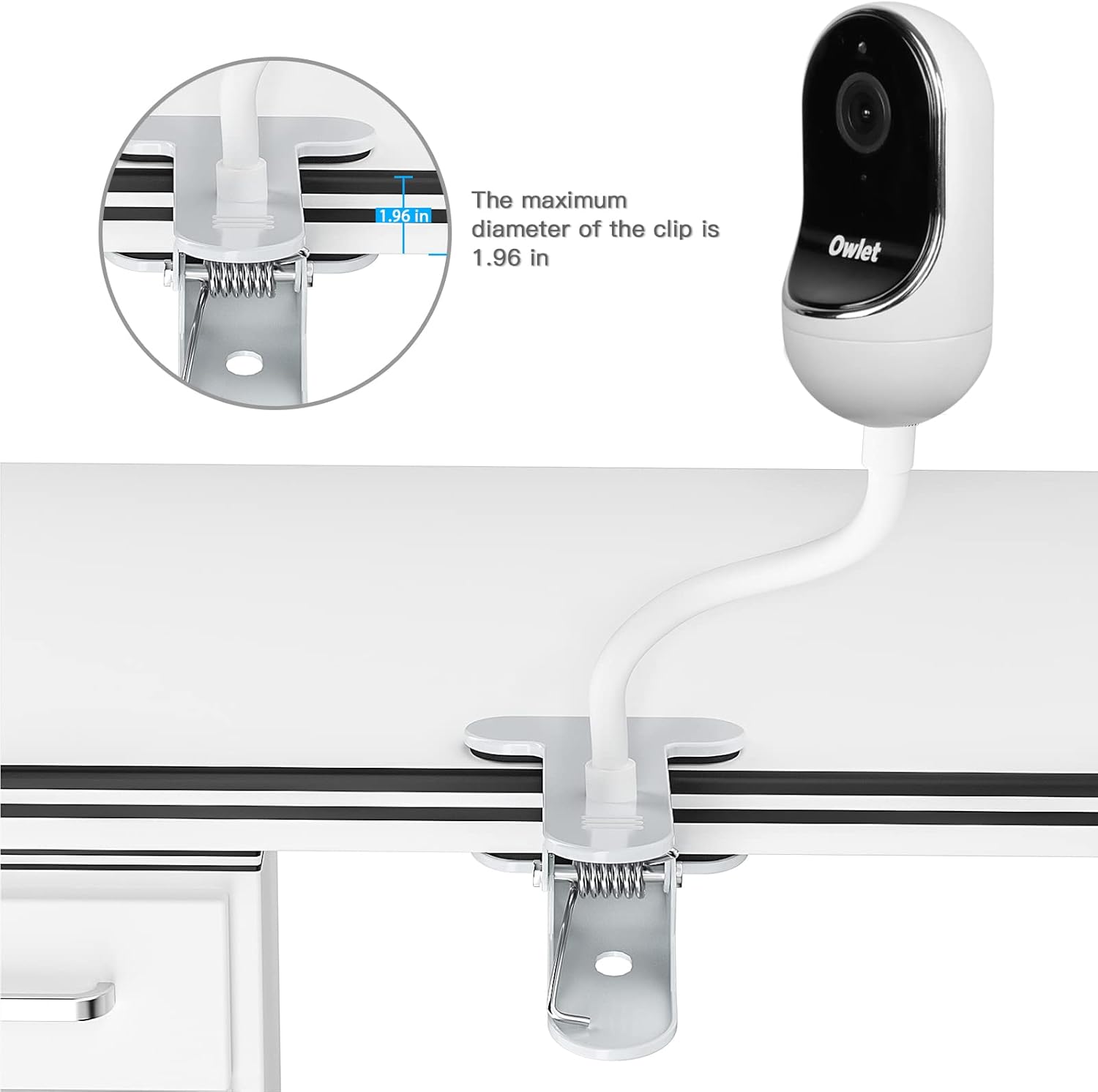 White Baby Monitor Mount O3321