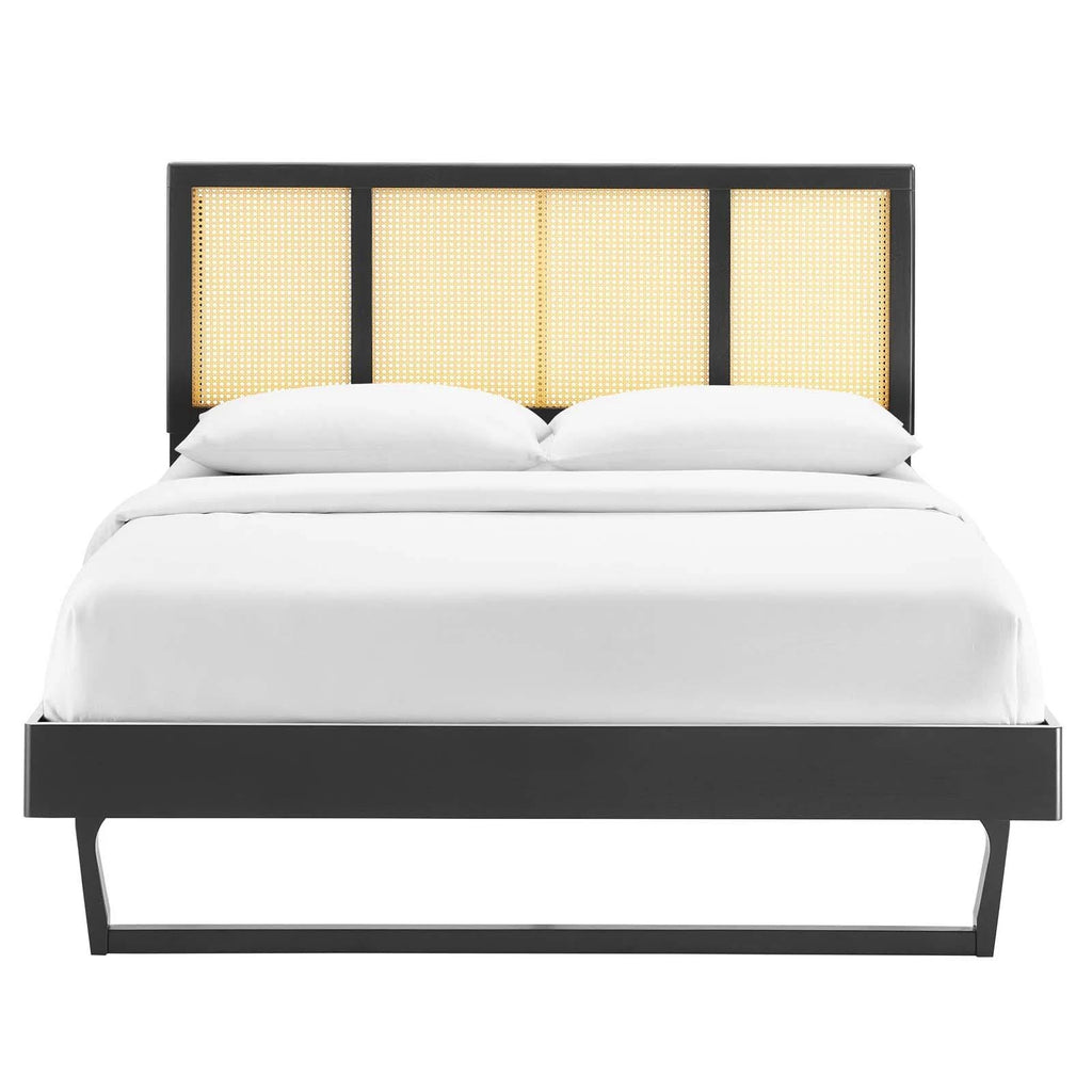 Black Queen Platform Bed N6830
