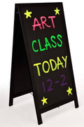 A-Frame Sign for Chalk or Wet-Erase Writing S76341