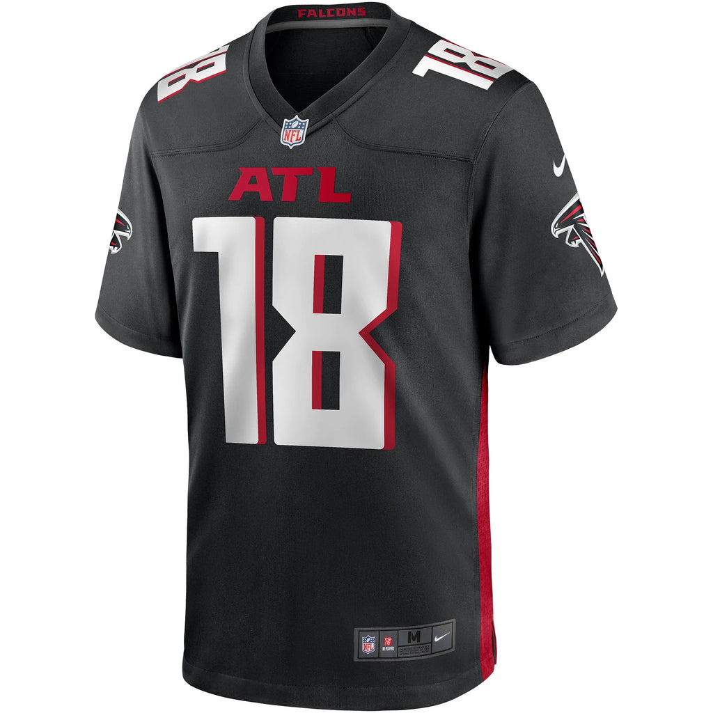 Men's Black Atlanta Falcons Game Player Jersey W894198