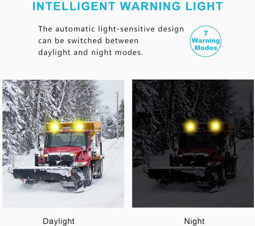 80W Automatic Light-sensitive Warning Strobe Light for Trucks J938
