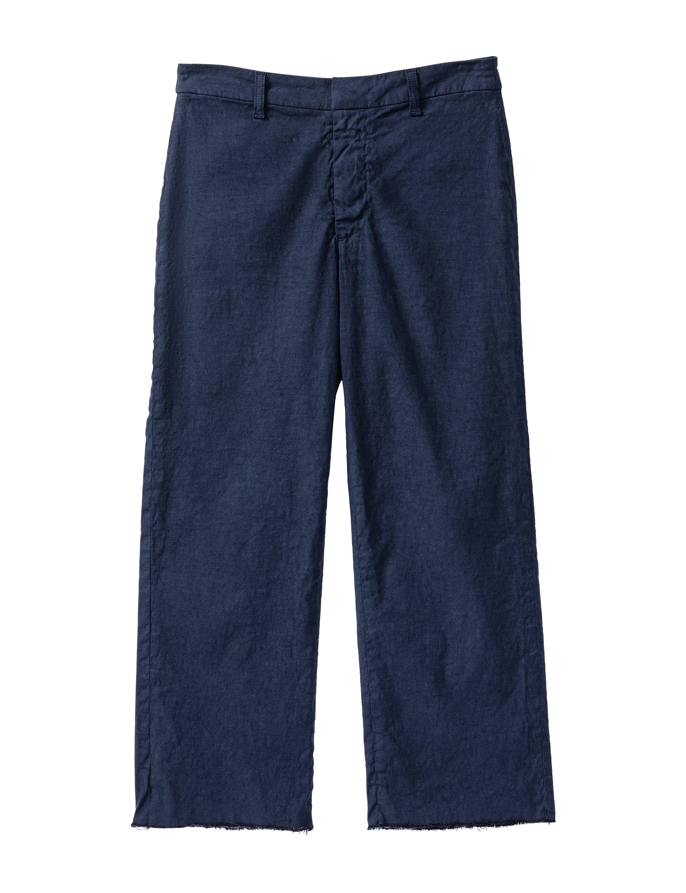 Navy Blue Italian Performance Linen 2 W87224