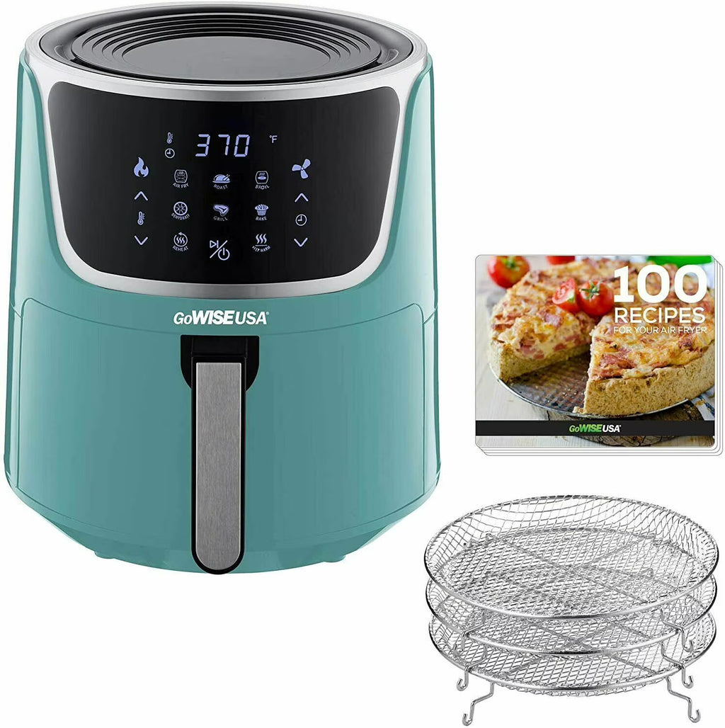 7-Qt Extra Large Air Fryer with Dehydrator T45632