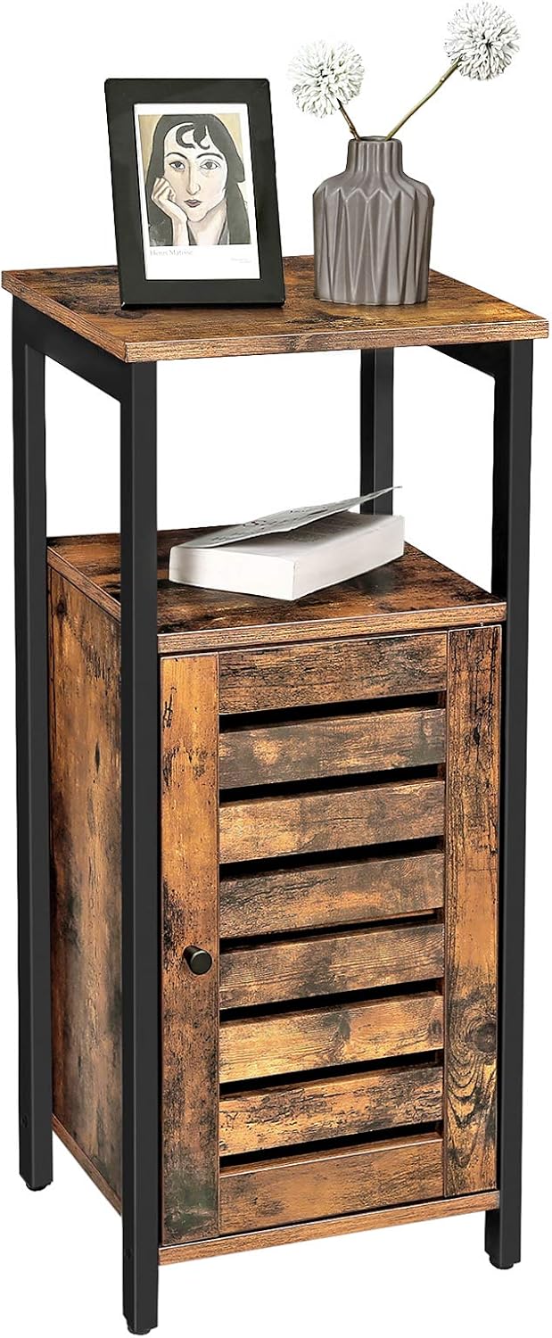 Rustic Brown Storage Cabinet D40703