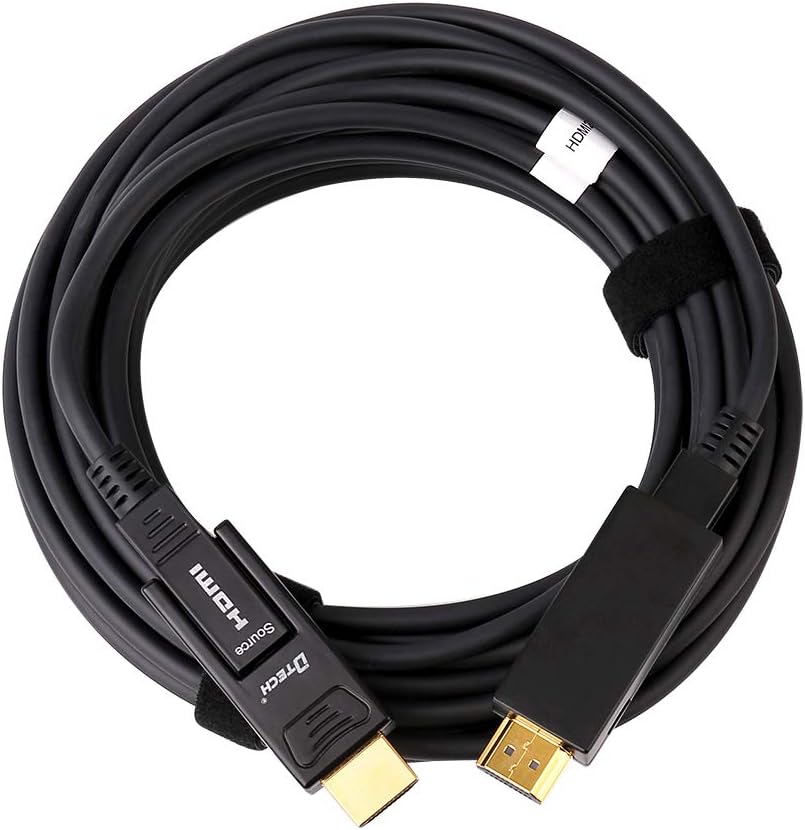 Fiber Optic HDMI Cable 150 Feet 4K 60Hz 18Gbps High Speed with Dual Micro HDMI and Standard HDMI Connector A323