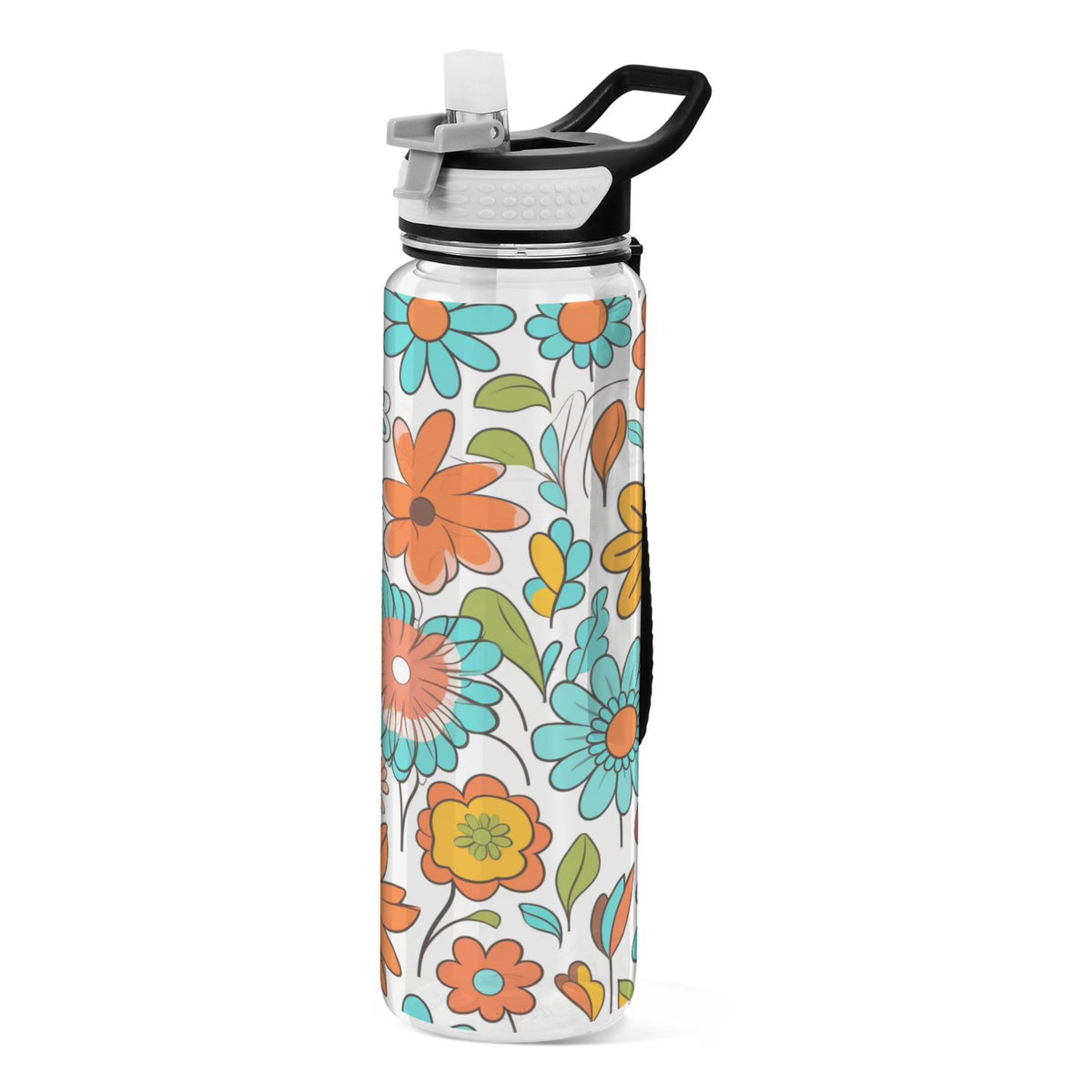Clear 32oz Tritan Water Bottle with Straw X92412