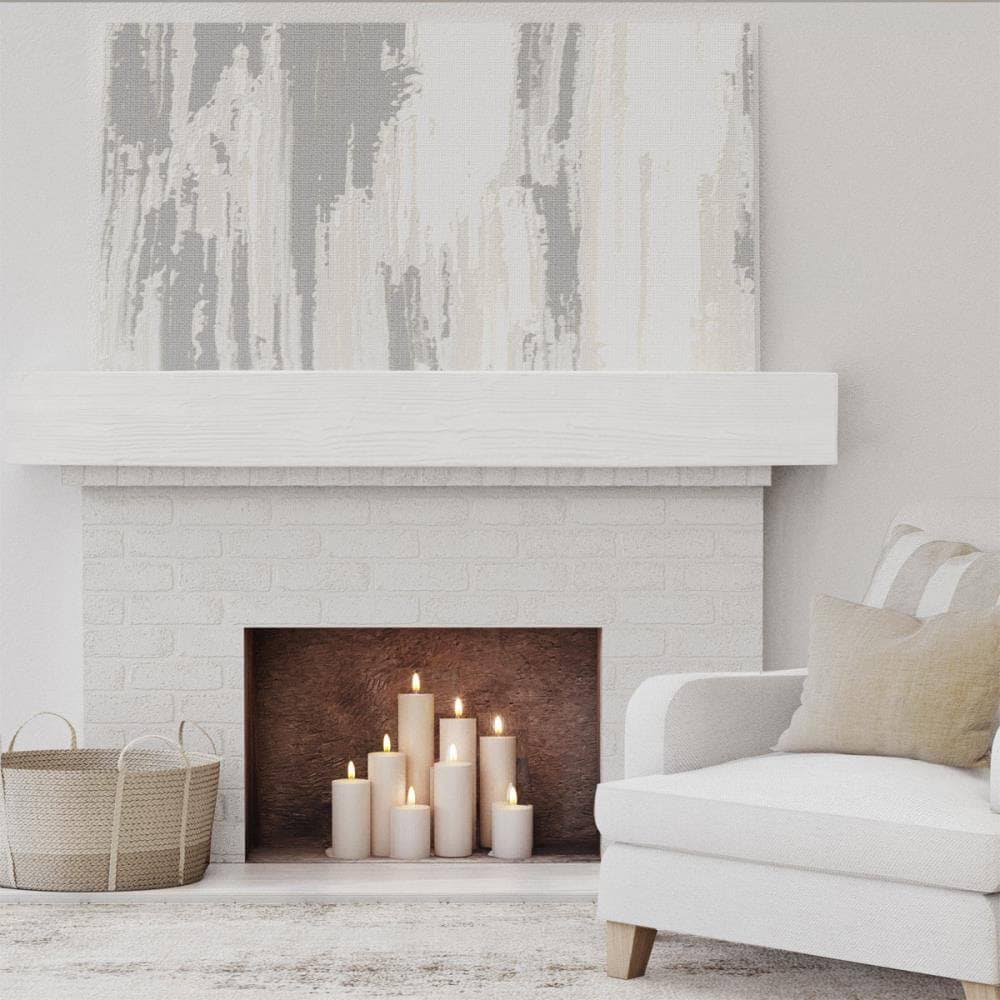 Sandblasted Faux Wood Fireplace Mantel M9881
