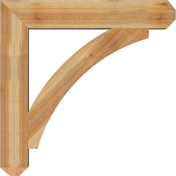 6x22W x 38x22D x 38x22H Western Red Cedar Bracket R2476
