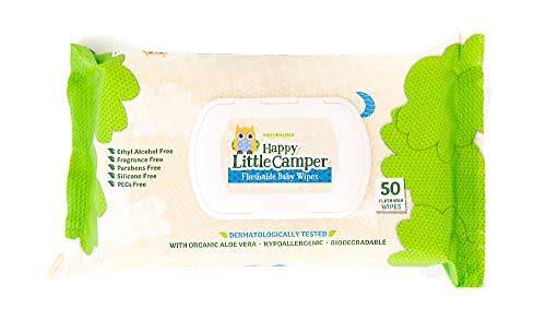 Natural Diapers, Flushable Wipes, Monthly Pack, Size 5, 136 Count X19309