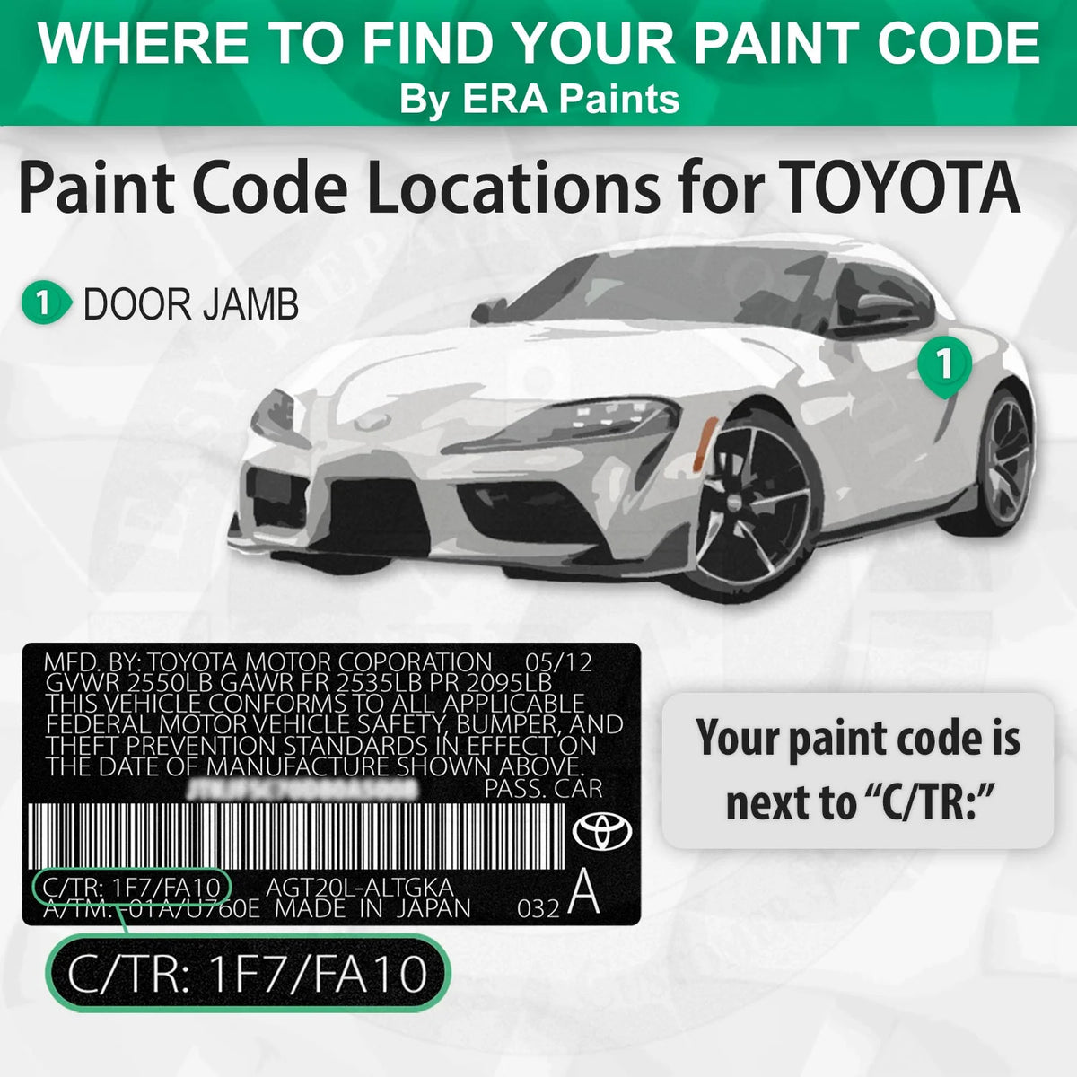 Automotive Touch Up Paint Spray Essential Kit Y75495